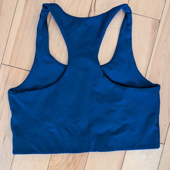Girlfriend Collective - Paloma Sports Bra | Blue L - Picture 2 of 4